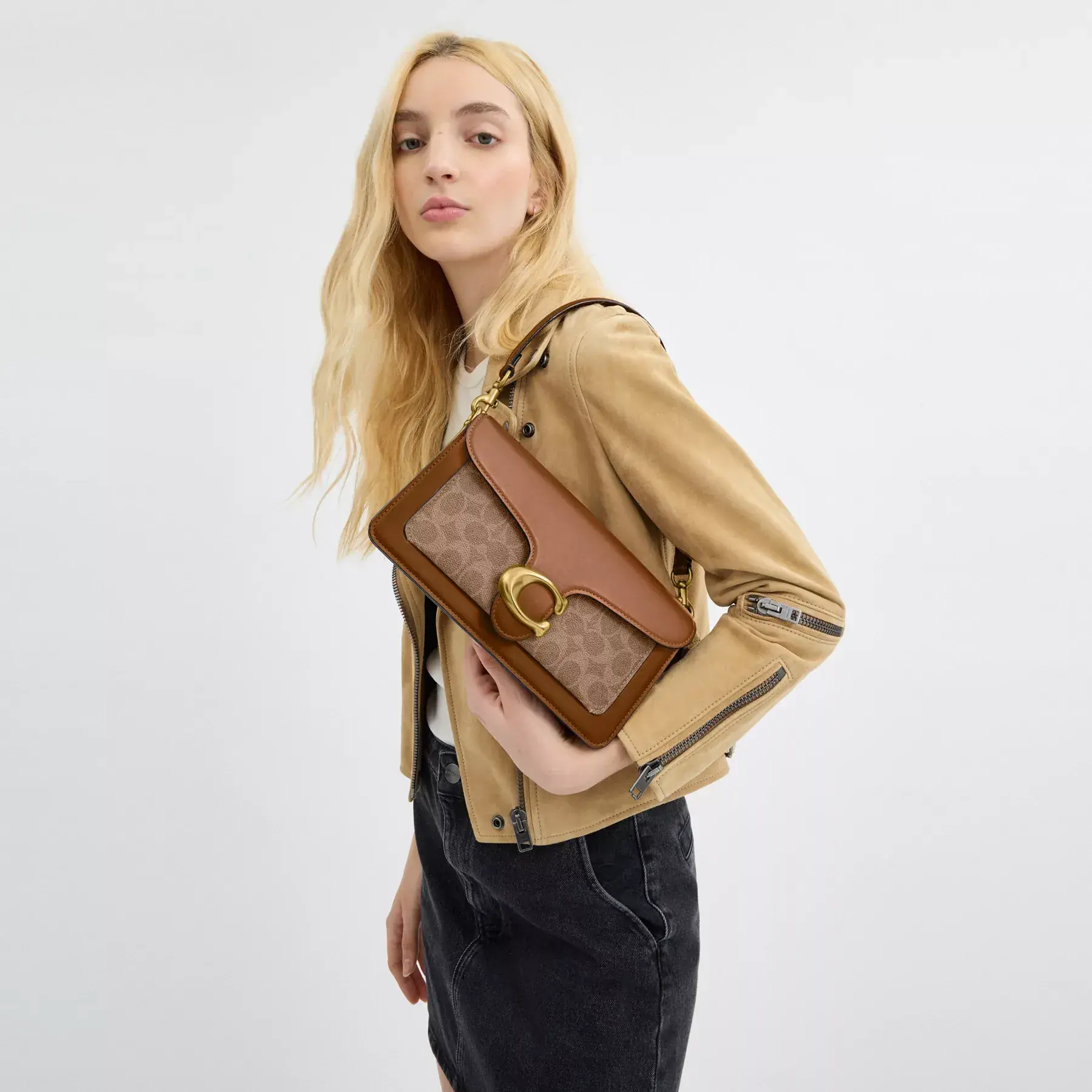 Tabby Shoulder Bag 26 In Signature Canvas Tabby Shoulder Bag 26 In Signature Canvas