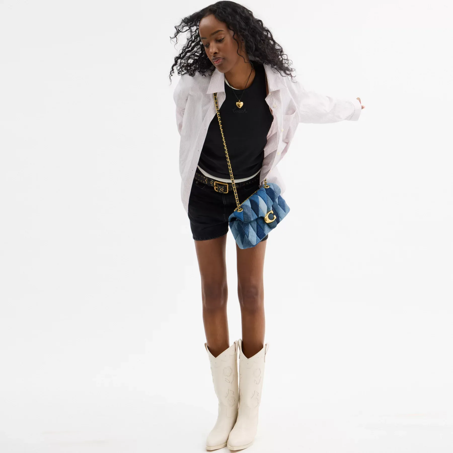 Tabby Shoulder Bag 26 With Patchwork Quilting Tabby Shoulder Bag 26 With Patchwork Quilting