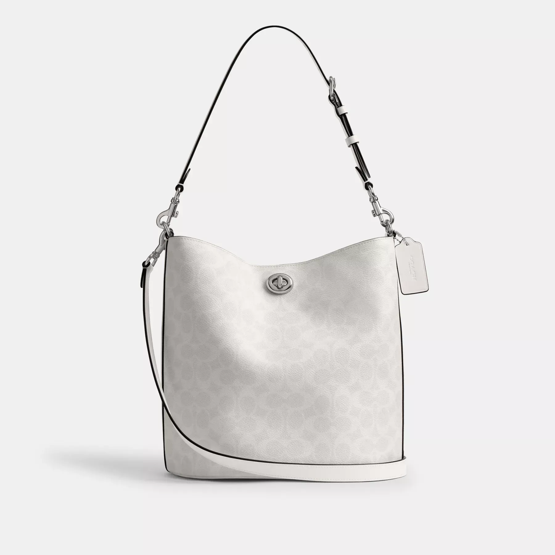 Willow Soft Bucket Bag In Signature Canvas